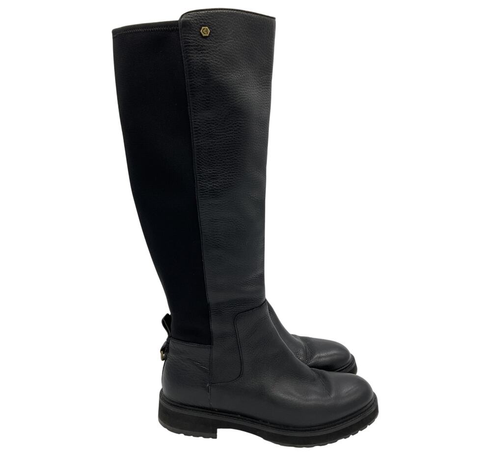 Cole Haan Waterproof Black Newburg Tall Boots Size 9.5 B